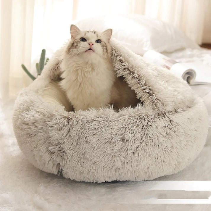 Soft Long Plush Pets Bed